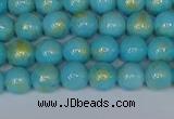 CMJ965 15.5 inches 4mm round Mashan jade beads wholesale