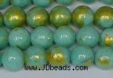 CMJ971 15.5 inches 6mm round Mashan jade beads wholesale