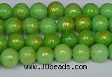 CMJ975 15.5 inches 4mm round Mashan jade beads wholesale