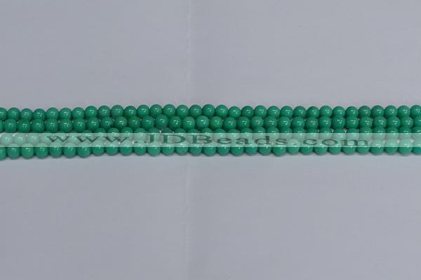 CMJ99 15.5 inches 4mm round Mashan jade beads wholesale