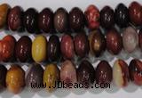 CMK221 15.5 inches 6*10mm rondelle mookaite gemstone beads