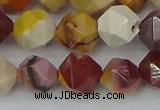 CMK327 15.5 inches 12mm faceted nuggets mookaite gemstone beads