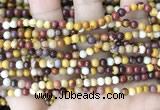 CMK345 15.5 inches 4mm round mookaite jasper beads wholesale