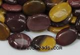 CMK74 15.5 inches 10*15mm oval mookaite gemstone beads wholesale