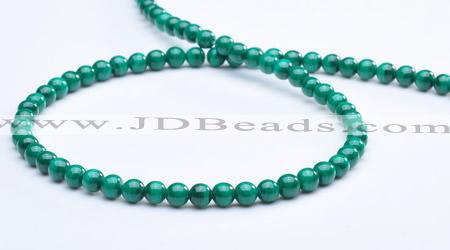 CMN02 A grade 4mm round natural malachite beads wholesale