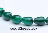 CMN09 A grade 5*7mm teardrop natural malachite beads Wholesale