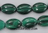 CMN103 15.5 inches 12*16mm oval natural malachite beads wholesale