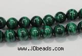 CMN151 AA grade 8mm round natural malachite beads Wholesale