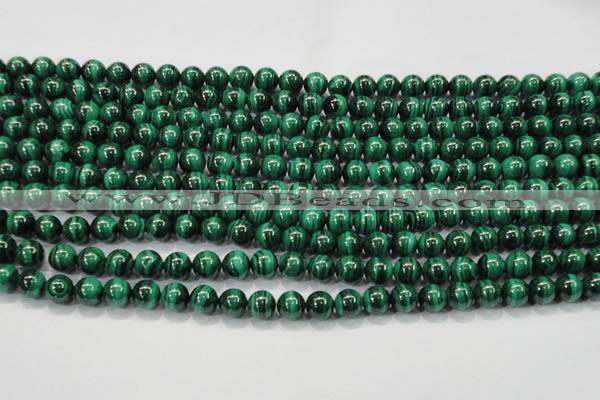 CMN151 AA grade 8mm round natural malachite beads Wholesale