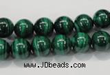 CMN153 AA grade 12mm round natural malachite beads Wholesale