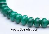 CMN16 A grade 4*6mm roundel natural malachite beads Wholesale