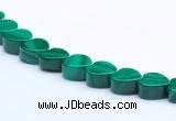 CMN18 A grade 3*6mm heart natural malachite beads Wholesale