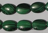 CMN273 15.5 inches 12*16mm oval natural malachite beads wholesale