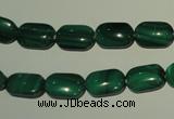 CMN303 15.5 inches 8*12mm rectangle natural malachite beads wholesale