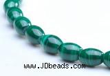 CMN31 6*9mm rice A grade natural malachite beads wholesale