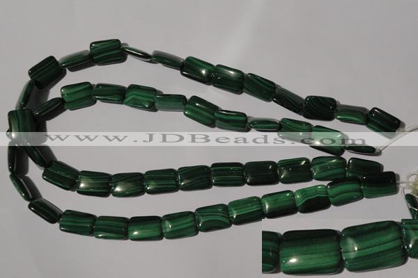 CMN315 15.5 inches 12*16mm rectangle natural malachite beads wholesale