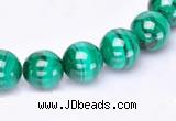 CMN37 AB grade 4mm round natural malachite beads Wholesale