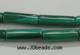 CMN411 15.5 inches 4*13mm tube natural malachite beads wholesale