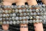 CMQ101 15.5 inches 6mm round moss quartz beads wholesale