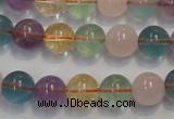 CMQ213 15.5 inches 10mm round multicolor quartz gemstone beads