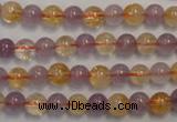 CMQ215 15.5 inches 6mm round multicolor quartz gemstone beads