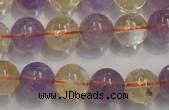 CMQ218 15.5 inches 12mm round multicolor quartz gemstone beads