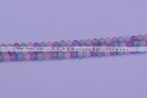 CMQ351 15.5 inches 6mm round mixed quartz beads wholesale