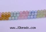 CMQ363 15.5 inches 10mm round rainbow quartz beads wholesale