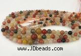 CMQ448 15.5 inches 4mm - 12mm round mixed quartz graduated beads