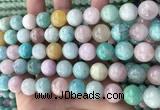 CMQ469 15.5 inches 12mm round mixed gemstone beads wholesale