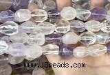 CMQ524 10*13mm - 13*18mm faceted nuggets colorfull quartz beads