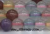 CMQ570 15.5 inches 6mm round mixed quartz beads wholesale