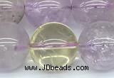 CMQ583 15 inches 14mm round mixed quartz beads