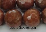 CMS1019 15.5 inches 20mm faceted round AA grade moonstone beads