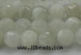 CMS1042 15.5 inches 8mm faceted round A grade white moonstone beads