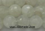 CMS1045 15.5 inches 14mm faceted round A grade white moonstone beads