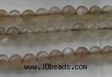 CMS1063 15.5 inches 4mm round grey moonstone beads wholesale