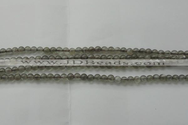 CMS1070 15.5 inches 4mm round grey moonstone beads wholesale