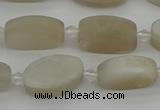 CMS1140 15.5 inches 10*16mm oval moonstone gemstone beads