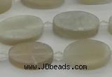 CMS1141 15.5 inches 12*20mm oval moonstone gemstone beads