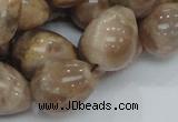 CMS12 15.5 inches 16*20mm teardrop moonstone gemstone beads wholesale