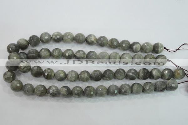 CMS126 15.5 inches 14mm faceted round moonstone gemstone beads