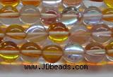 CMS1533 15.5 inches 10mm round synthetic moonstone beads wholesale