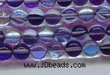 CMS1571 15.5 inches 6mm round synthetic moonstone beads wholesale