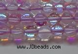 CMS1591 15.5 inches 6mm round synthetic moonstone beads wholesale