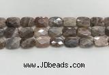 CMS1785 15.5 inches 13*18mm faceted rectangle AB-color moonstone beads