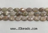 CMS1802 15.5 inches 15*20mm faceted oval AB-color moonstone beads