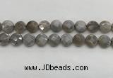 CMS1819 15.5 inches 14mm faceted coin AB-color moonstone beads