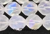 CMS1873 15.5 inches 10mm faceted nuggets AB-color white moonstone beads