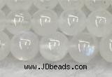 CMS1906 15.5 inches 6mm round white moonstone gemstone beads